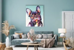 BÖNNINGHOFF Bild HUND 118 x 140 cm