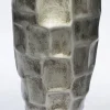 Bodenvase 53 cm altsilberfarbig