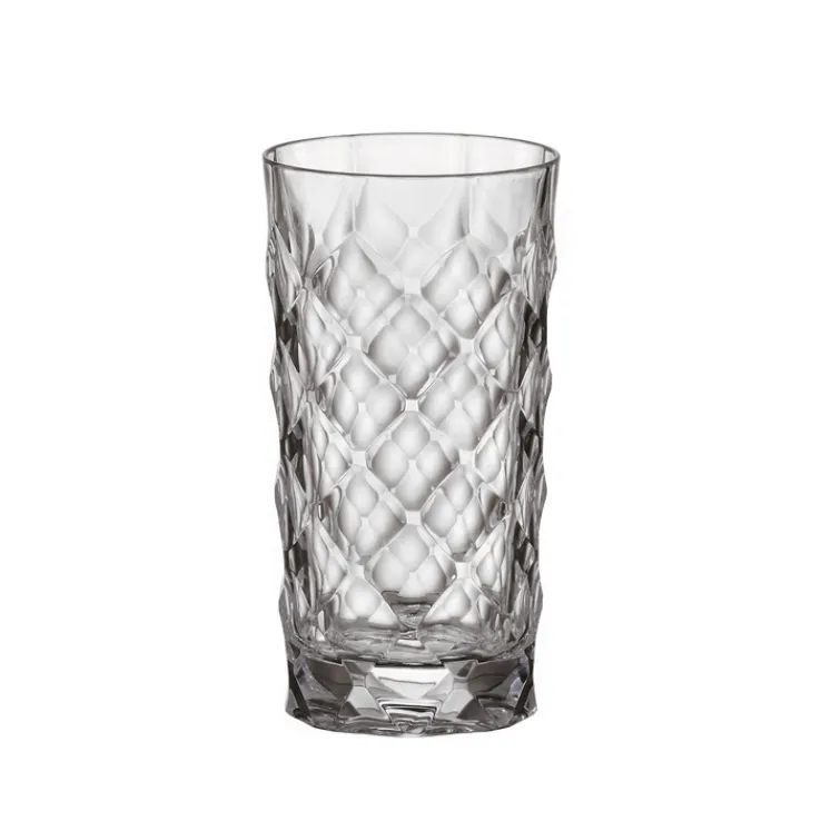 BOHEMIA SELECTION Longdrinkglas NELSON Kristallglas Höhe 15 cm 330 ml Transparent/Klar