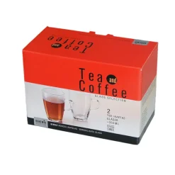 BOHEMIA SELECTION Tee- / Kaffeeglas LYRA 2er Set transparent