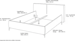 BOHOME natural living BOHOME Polsterbett CALAS beige