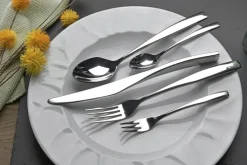 bongusto Besteck-Set SANTIAGO 30-teilig silberfarbig