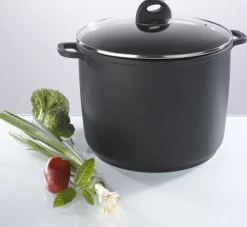 bongusto Gemüsetopf mit Deckel matt-schwarz