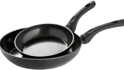 bongusto Pfannen-Set 2-teilig Aluminium schwarz