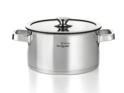 bongusto Topfset 4-teilig Edelstahl silberfarbig