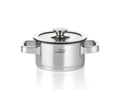 bongusto Topfset 4-teilig Edelstahl silberfarbig