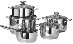bongusto Topf-Set 5-teilig Edelstahl mit Deckel