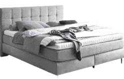 Boxspringbett ALMERIA 180 x 200 cm grau