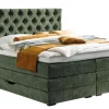 Boxspringbett BARELL SAMNAUN 180 x 200 cm grün