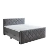 QUARTIER Boxspringbett CHARLIE 180 x 200 cm Silber