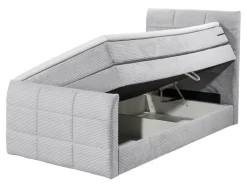 QUARTIER Boxspringbett DARIO 100 x 200 cm grau