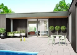 Brafab Dining Gartentisch NIMES 78 x 78 cm dusty green