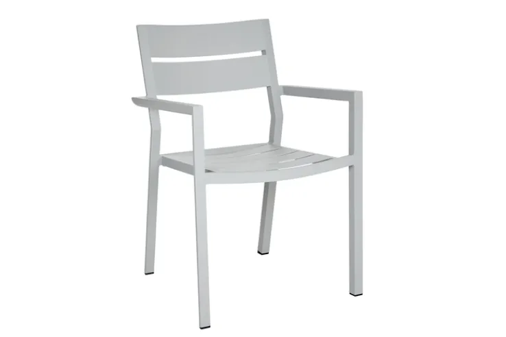 Brafab Stapelstuhl Garten DELIA AL 2er Set light grey