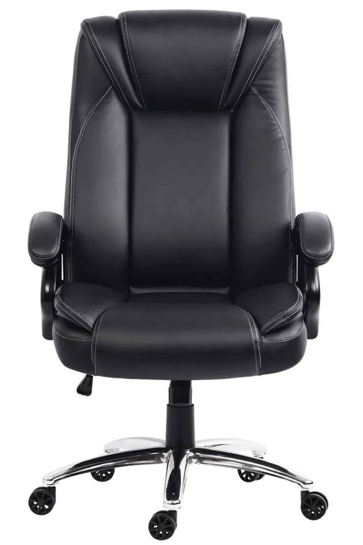 Bürostuhl AUSTIN schwarz/ chromfarbig