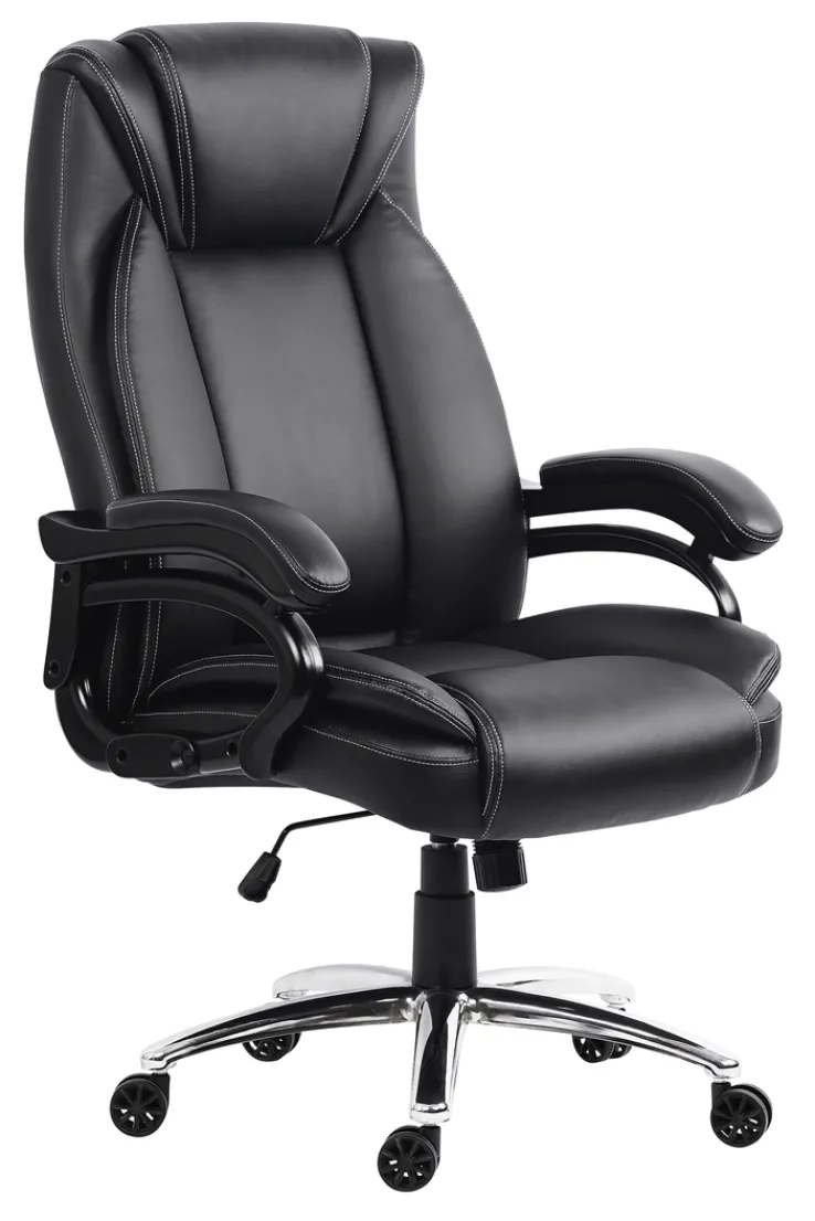 Bürostuhl AUSTIN schwarz/ chromfarbig