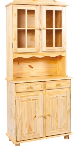 Buffet THEO 88x198x43 cm Massivholz Kiefer Natur