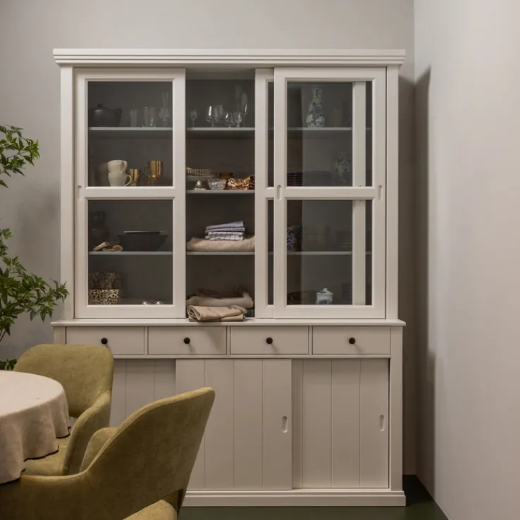 Buffetschrank LAGOS 166 x 214 cm weiß