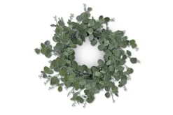 casaNova Weihnachten Deko-Objekt Deko-Eukalyptuskranz 15 cm Grün