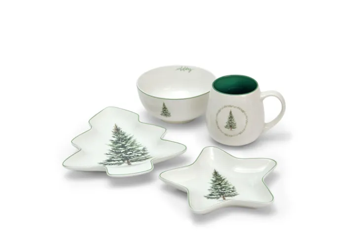 casaNova Weihnachtsdekoration Kaffeebecher 10 cm Weiß