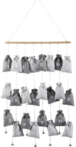 casaNova Weihnachtsdekoration Adventskalender 117 cm Braun