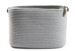 casaNOVA Aufbewahrungskorb 30 cm hellgrau