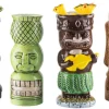 casaNOVA Becher-Set TIKI 4-teilig mehrfarbig Dolomit