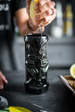 casaNOVA Becher-Set TIKI 4-teilig mehrfarbig Dolomit