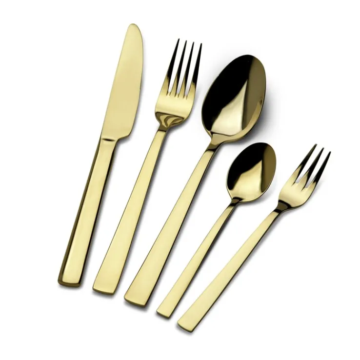 casaNOVA Besteck-Set LIMA 30-teilig goldfarbig