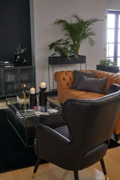 casaNOVA Kerzenständer 26 cm schwarz