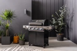 casaNOVA Korb mit 2 Henkel MITTERNACHT 41 cm