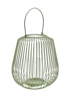 casaNOVA Laterne 23 cm grün