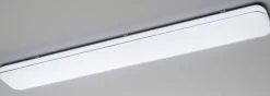 casaNOVA LED Deckenlampe SIMPLY 120 cm weiß /silberfarbig