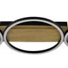 casaNOVA LED Deckenlampe TONDO 70 cm Holz /schwarz