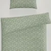 casaNOVA Renforcé-Bettwäsche GABY 135 x 200 cm grün