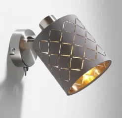 casaNOVA Retrofit Wandlampe CHARMING 1 Spot cappuccino