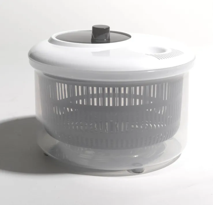 casaNOVA Salatschleuder 22,5 cm Kunststoff grau