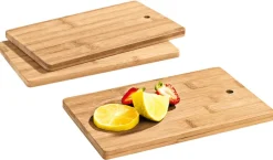 casaNOVA Schneidebrett 3er Set Bambusholz