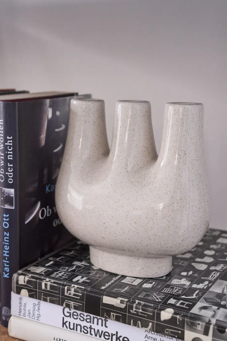 casaNOVA Vase 8,5 cm beige