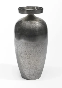 casaNOVA Weihnachten Kerzenständer bauchig 38 cm alufarbig