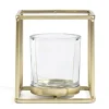 casaNOVA Windlicht 12 cm goldfarbig