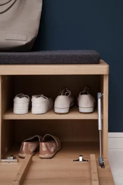 CASAVANTI Bank MADRID 90 x 47 cm Balkeneiche Bianco massiv