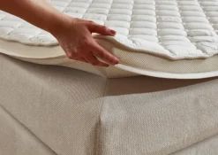 CASAVANTI Boxspringbett MILANO 140 x 200 cm beige