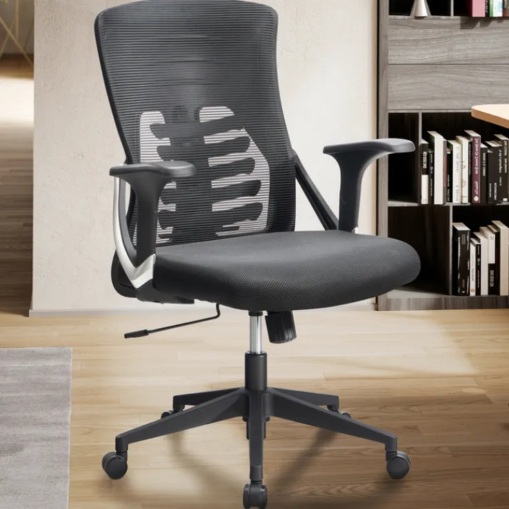 CASAVANTI Bürostuhl 65 x 104 x 65 cm Stoff schwarz