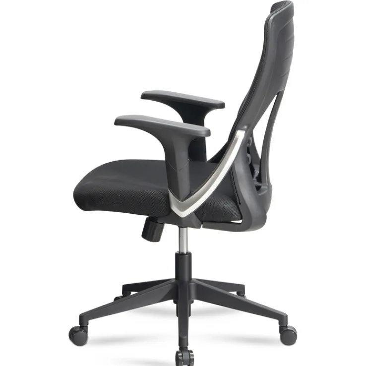 CASAVANTI Bürostuhl 65 x 104 x 65 cm Stoff schwarz