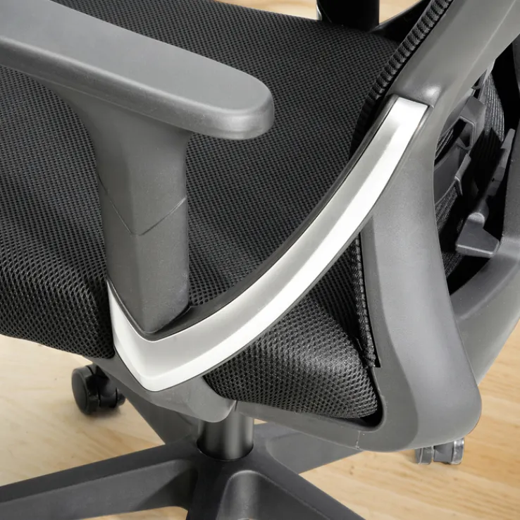 CASAVANTI Bürostuhl 65 x 104 x 65 cm Stoff schwarz