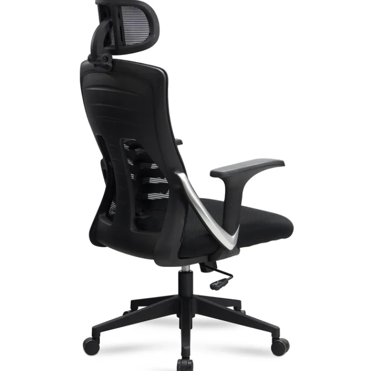 CASAVANTI Bürostuhl 65x123x65 cm Stoff schwarz