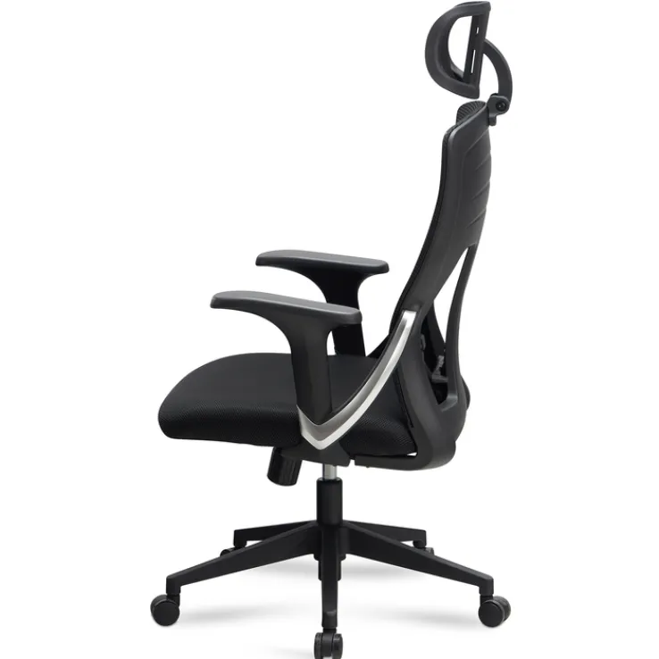 CASAVANTI Bürostuhl 65x123x65 cm Stoff schwarz