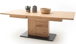 CASAVANTI Esstisch BARCELONA 100 x 180-230 cm Balkeneiche bianco