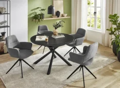 CASAVANTI Esstisch MYLOS Ø120 cm anthrazit