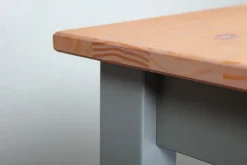 CASAVANTI Esstisch NICLAS 1.1 160x90x75 cm Massivholz grau/braun